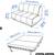IKEA Lovas Sofa Bed with Cover 4 thumbnail