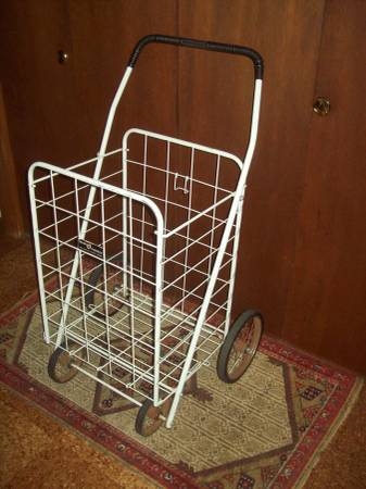 Folding Easy Wheels Shopping Cart - $20 (Wayland)63471140647041120