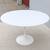 Mid-Century Eero Saarinen for Knoll 47" Round White Tulip Dining Table 9 thumbnail