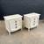 Pair of French Provincial Style Cream Painted Night Stands, c.1960’s 2 thumbnail