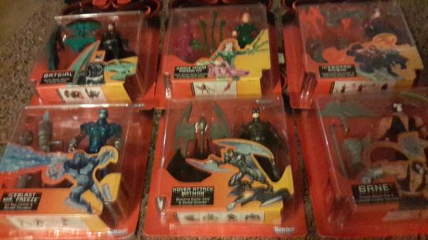1997 Batman and Robin action figures 1