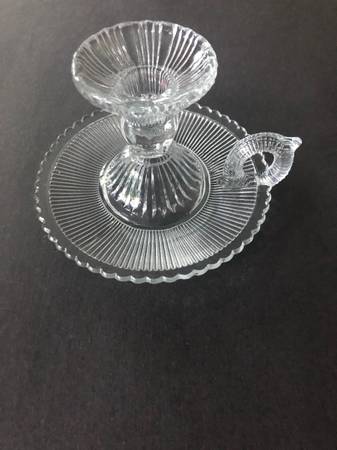 Zabkowice Glass Taper Candle Holder 1