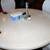 Kreiss Marble Pedestal Dining Room Table and 4 chairs 1 thumbnail