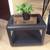 Black End table with beveled glass top 11 thumbnail