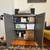 Ikea Gray Wooden Storage Unit 2 thumbnail