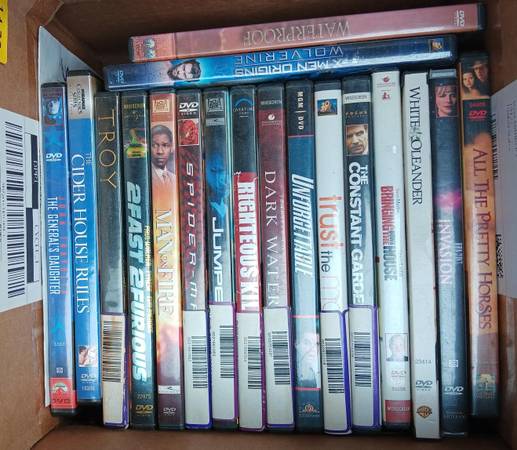 DVD movies 18 count 1