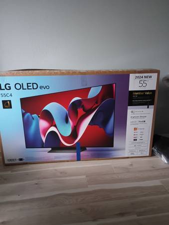 LG 55"  OLED Evo 4k smart tv 2024 1