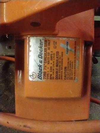 Black and Decker Circular Saw - $28 (Wayland)63470643183617122