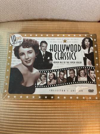 HOLLYWOOD SILVER SCREEN STARS MOVIES-10 DVDS 1