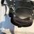 UNIQUE VINTAGE BLACK LEATHER MOTORCYCLE SADDLE BAG "DMP W/WINGS" LOGO 6 thumbnail