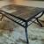 Slate tile top coffee table with black metal frame and neutral colors 1 thumbnail