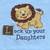 6-Month Baby Essentials "Lock Up Your Daughters" Blue Onesie ♦ Lion 2 thumbnail