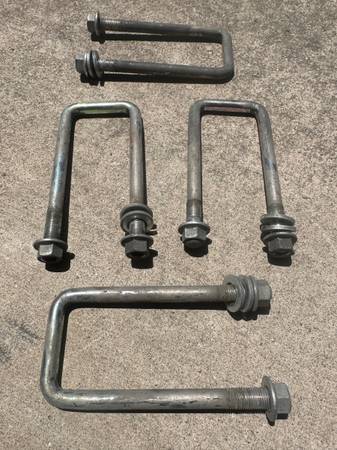 2019 Toyota Tacoma OEM rear leaf spring u-bolts 1