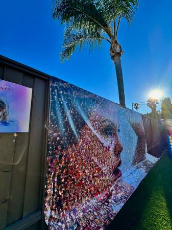 Taylor Swift Fence Poster 8'x16' 1