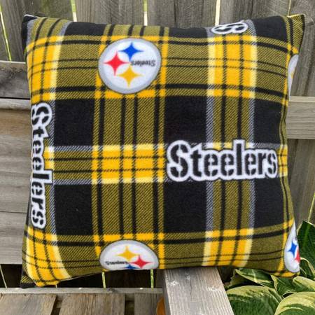 Pittsburgh Steelers Fleece Pillow, New 1