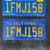 CALIFORNIA BLUE AND YELLOW MATCHING LICENSE PLATES 1968 to 1986 1 thumbnail