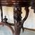 Antique American Victorian Mahogany Marble Topped Rococo Parlor Table 3 thumbnail