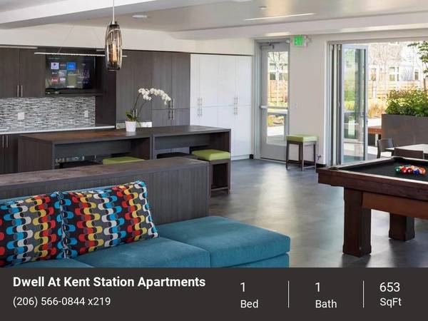$1,870 / 1br - 653ft2 - Spacious, Open Floor Plans, EE Appliances inc Dishwasher, A Must See (443 Ramsay Way Kent, WA 98032)63995110034050120