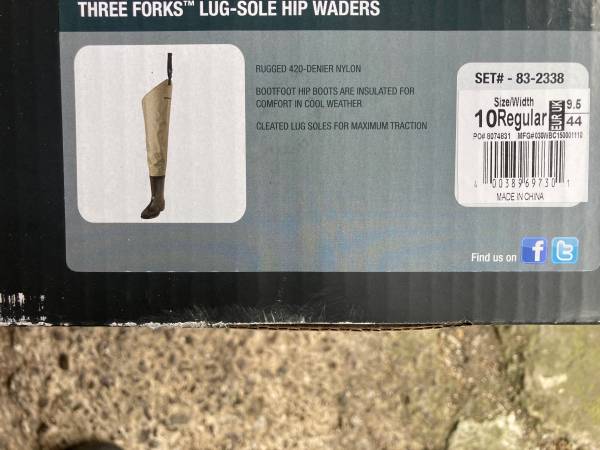 Bootfoot Hip Boots Wadders New in the Box 1