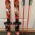 Kids Beginner / Trainer Snow Skis 70 cm with Poles 1 thumbnail