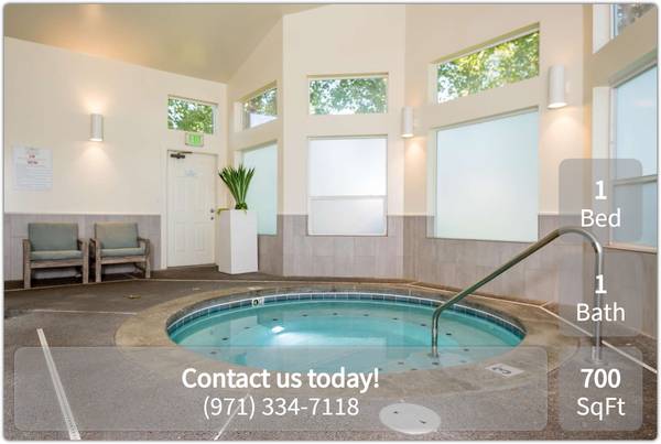 $1,576 / 1br - 700ft2 - Pet paradise! 1 Bed/1 Bath perfect for furry companions. (Tigard - Wilsonville, King City, Sherwood)63820708030977122