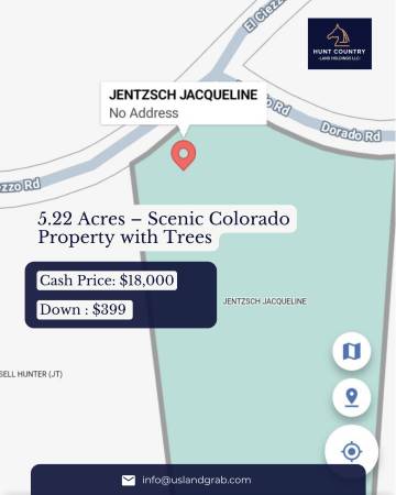 $20,000 / 5ft2 - 5.22 Acres – Propiedad escénica en Colorado con árboles (Costilla)63659815468419120