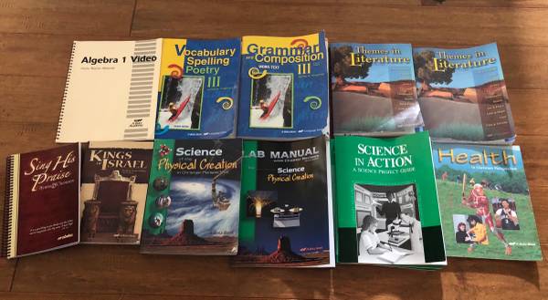 Abeka 9th Grade Books 1