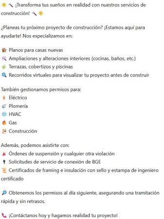 HOLA  A TODOS SACAMOS PERMISOS DE CONSTRUCTION LLAMAME  YA !!!!!!!!!!! 1