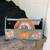 Hand painted (2 sided) Decorative Wooden Toolbox - Vintage Plastic basket includ 1 thumbnail