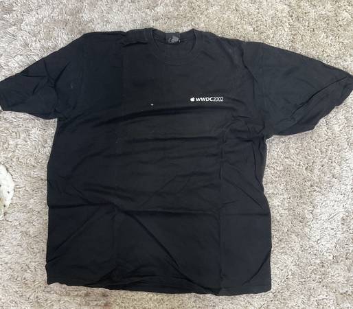 Vintage Apple WWDC 2002 Keynote Staff Shirt - Black - Men's XL 1