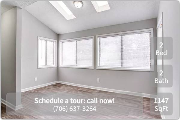 $1,399 / 2br - 1147ft2 - ¡Planes espaciosos de 2 habitaciones! ¡Ven a ver nuestra excelente comunidad! (Lilburn - Noreste de Atlanta)63964124168834121