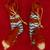 USED ANTHROPOLOGIE "YOGA FOX" WOOL-FELTED ORNAMENT (2 AVAILABLE) 7 thumbnail