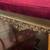 Ruby merlot 2p imprt french silk velvet vintage settee sofa bench 11 thumbnail