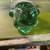 Indiana Glass Spanish Green frog votive candle holder. It is a vintage collectib 1 thumbnail