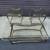 Set of 3 Brass Tables with Beveled Glass Tops- 1980'S Vintage. 4 thumbnail