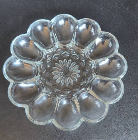 Anchor Hocking Presence deviled egg plate. 1