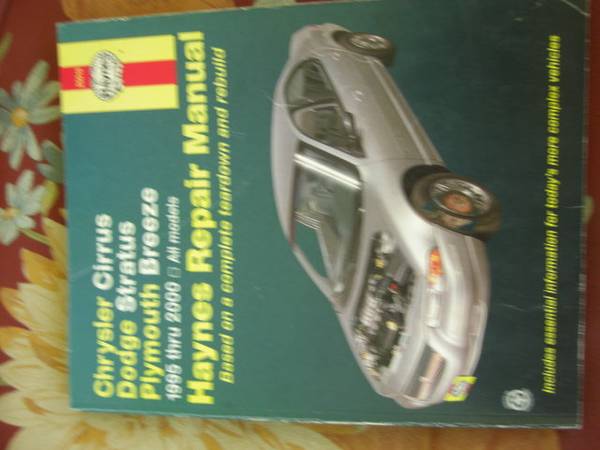 Haynes Chrysler Cirrus, Dodge Stratus and Plymouth Breeze Automotive R 1