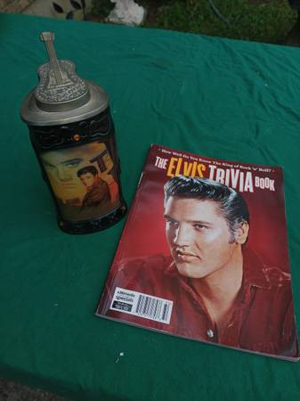 Elvis Presley Beer Stien&Book 1