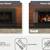 Brand New Pleasant Hearth Medium Black Tempered Glass Bi-Fold Fireplace Doors &  2 thumbnail