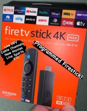 PROGRAMMED FIRESTICK! 📺👀 WATCH ANYTHING AT NO COST! Message for details! 1