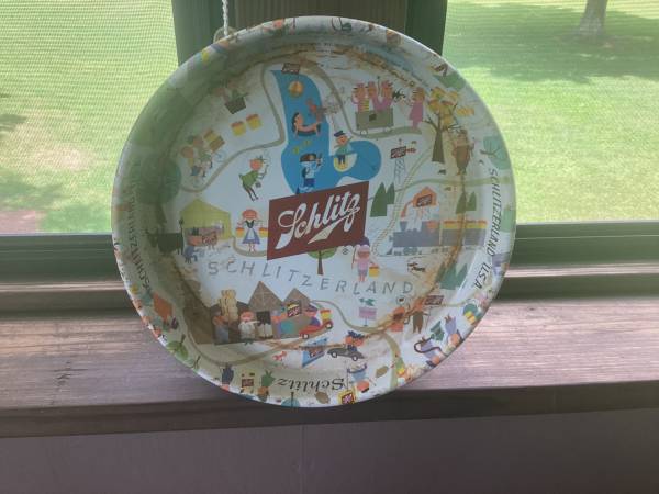 Schlitz Beer tray 1