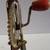 Antique Vintage Hand Crank Turn Egg Beater Mixer with Red Wood Handle 4 thumbnail