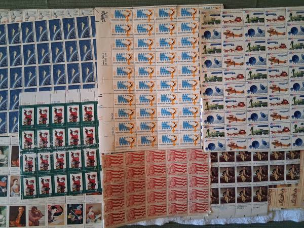 Postage Stamps - 50% Discount - 4, 5, 8, 10, 13, 15 cent stamps 1