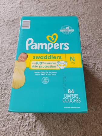 Pampers Swaddlers Sensitive Disposable Diapers N 84 1