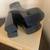 NEW in box lacquered  boots black, size 9 7 thumbnail