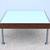 Modern Coalesse and Steelcase Sidewalk Glass Top Square Coffee Table 2 thumbnail