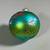 (11pc) Glass Ornaments in Shades of Blue and Green 10 thumbnail