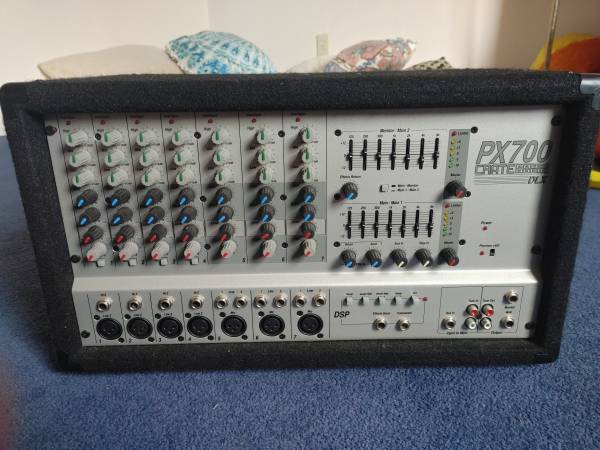 Crate PX700 Pro Audio DLX Powered Mixer PA 1