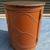 Round Barrel/Drum Accent Table Cabinet Ft. Granite-top, Leather-wrap 1 thumbnail