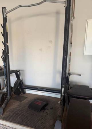 home workout set up 1